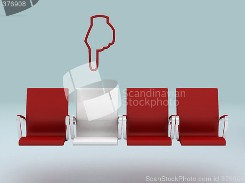 Image of Your special seat concept , rendered in 3d