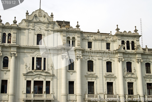 Image of old grand hotel on plaza san martin lima peru