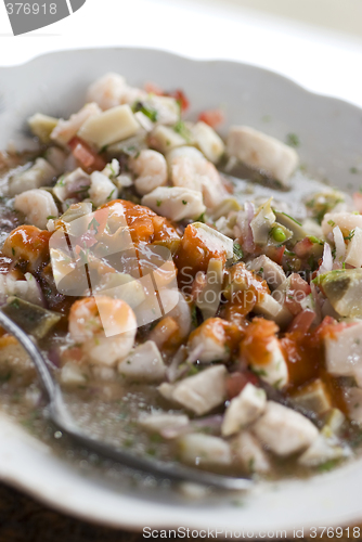 Image of ceviche national food ecuador