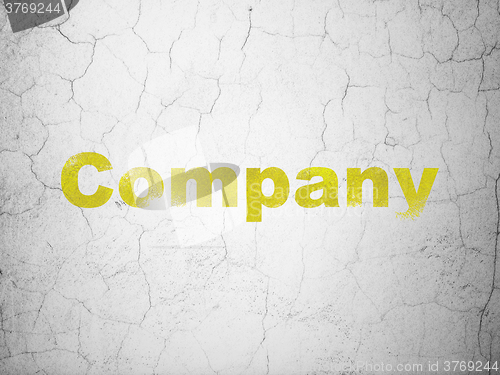 Image of Finance concept: Company on wall background