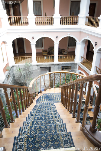 Image of classic old hotel quito ecuador