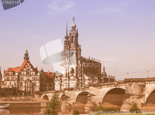 Image of Dresden Hofkirche vintage