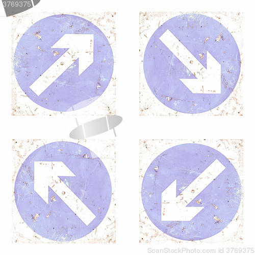 Image of  Arrow sign vintage