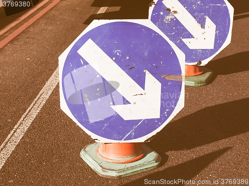 Image of  Arrow sign vintage