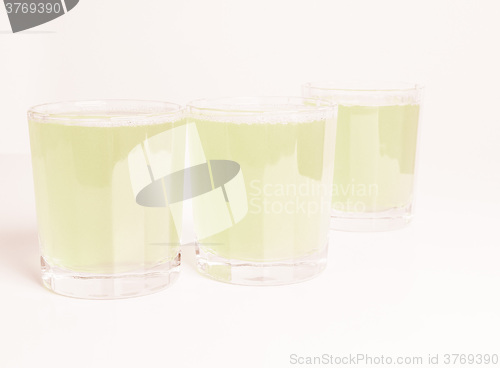 Image of  Green apple juice vintage