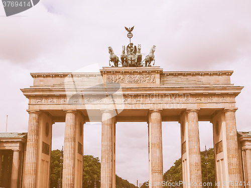 Image of Brandenburger Tor Berlin vintage