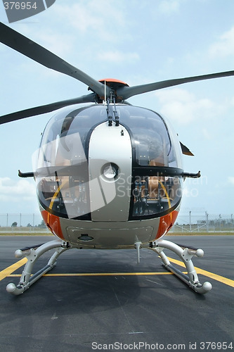 Image of Helicopter, front view