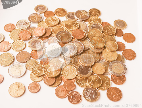 Image of  Euro coins vintage