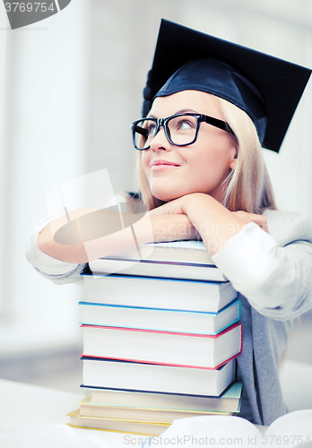 Image of student in graduation cap