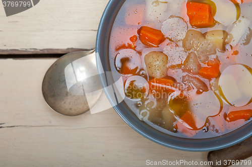 Image of Traditional Italian minestrone soup 