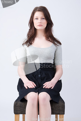 Image of young beautiful woman