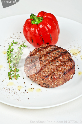 Image of grilled beef steak 