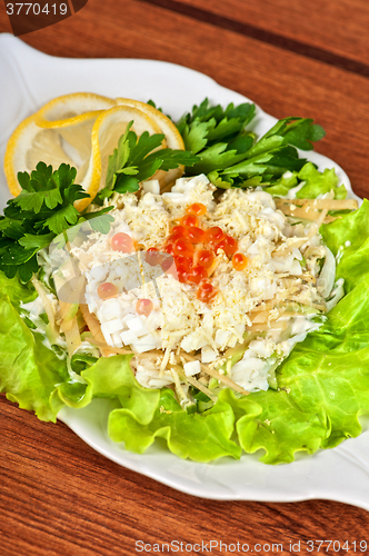 Image of Tasty salad closeup