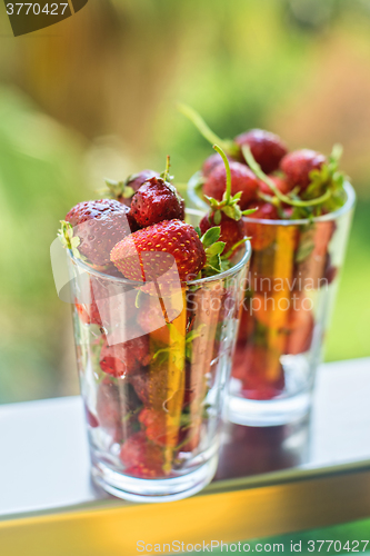 Image of Fresh ripe strawberry