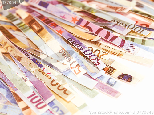 Image of  Euro note vintage