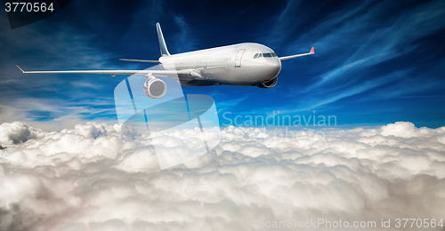 Image of Passenger Airliner in the sky