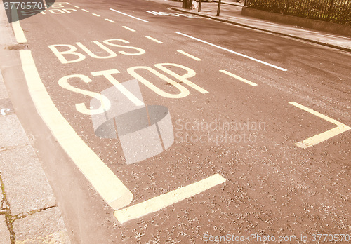 Image of  Bus stop vintage