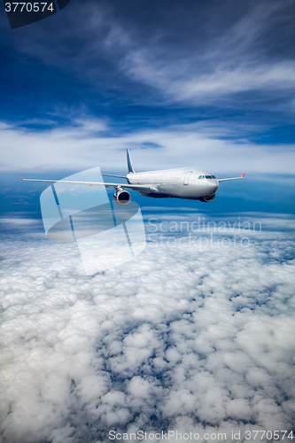 Image of Passenger Airliner in the sky