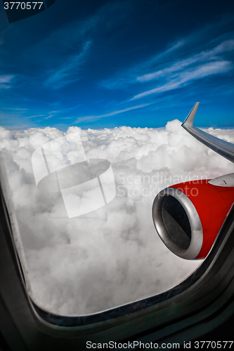 Image of Airplane window