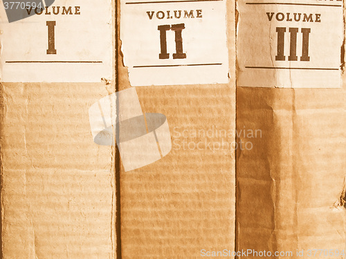 Image of  Corrugated cardboard vintage