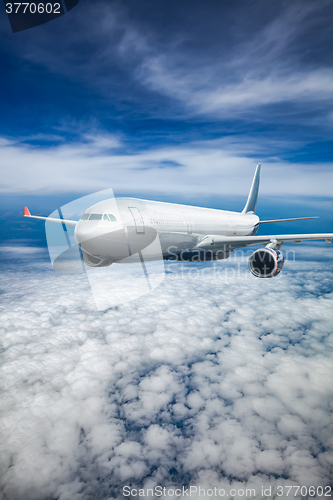 Image of Passenger Airliner in the sky