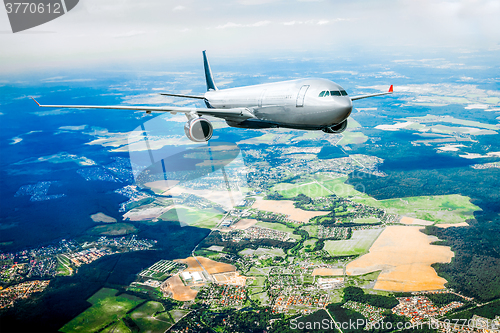 Image of Passenger Airliner in the sky