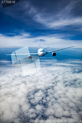 Image of Passenger Airliner in the sky