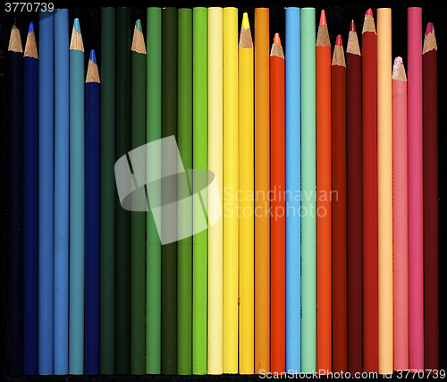 Image of assorted colored pencils