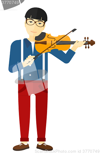 Image of Man playing violin.