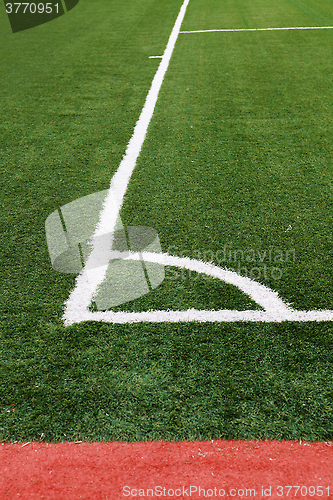 Image of Corner of soccer field