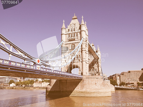 Image of Tower Bridge London vintage