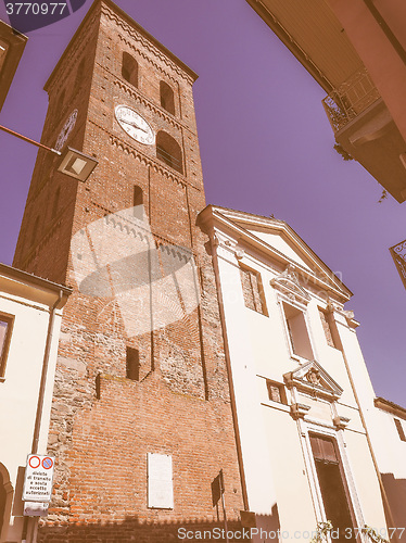 Image of Santa Maria church in San Mauro vintage