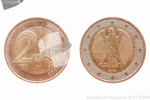 Image of  Two Euro coin vintage