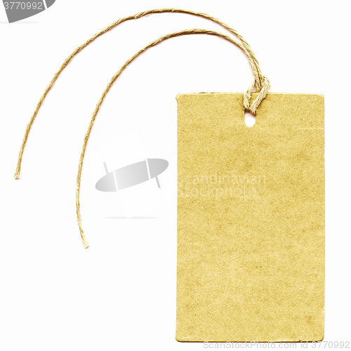 Image of  Tag label vintage