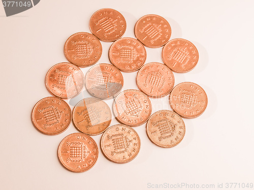 Image of  One Penny coins vintage