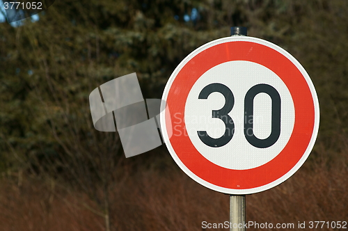 Image of speed limit