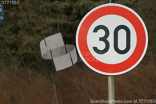 Image of speed limit