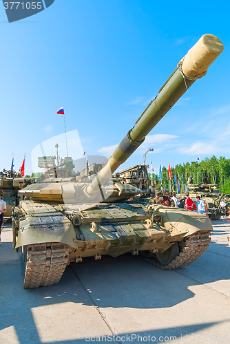 Image of Modernized tank T-72. Russia