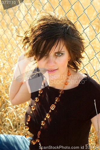 Image of Girl in field