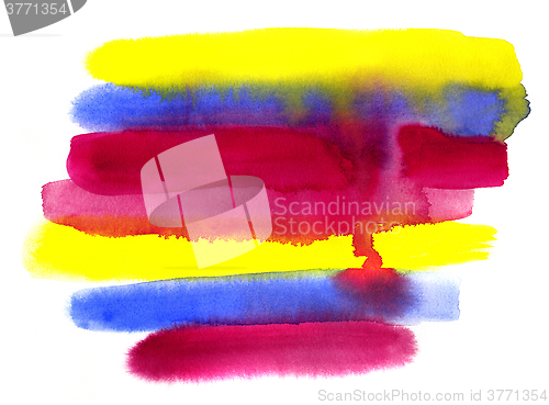 Image of Abstract bright watercolor background