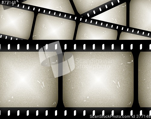 Image of abstract filmstrip