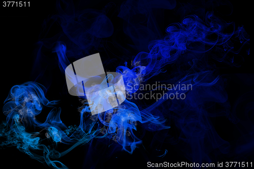 Image of Blue smoke graphic