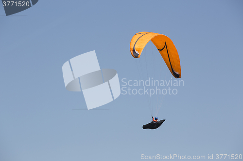 Image of Paraglider in summertime