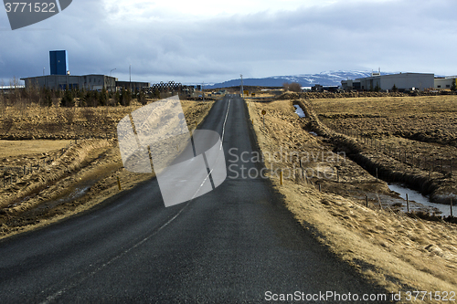 Image of Ring road in Iceland, springtime