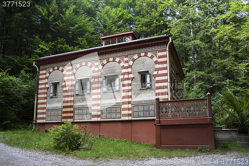 Image of Moroccan house at castle park Linderhof, Bavaria