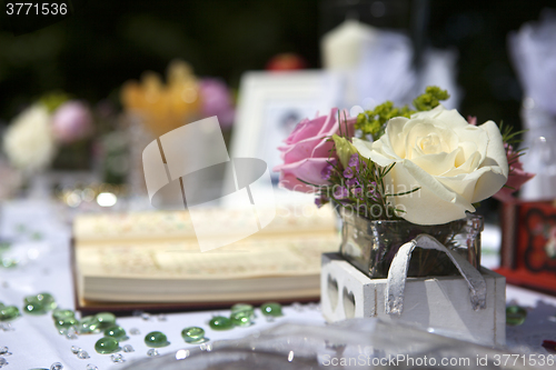 Image of Decoration of a Persian wedding table