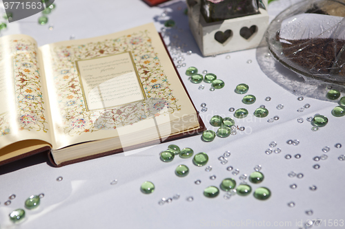 Image of Decoration of a Persian wedding table