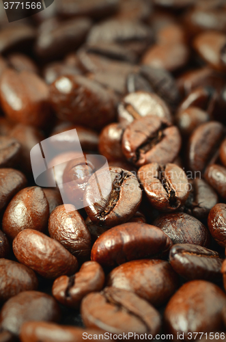 Image of roasted coffee beans