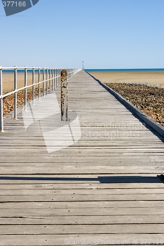 Image of long jetty at port germein