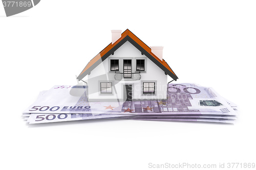 Image of house and money